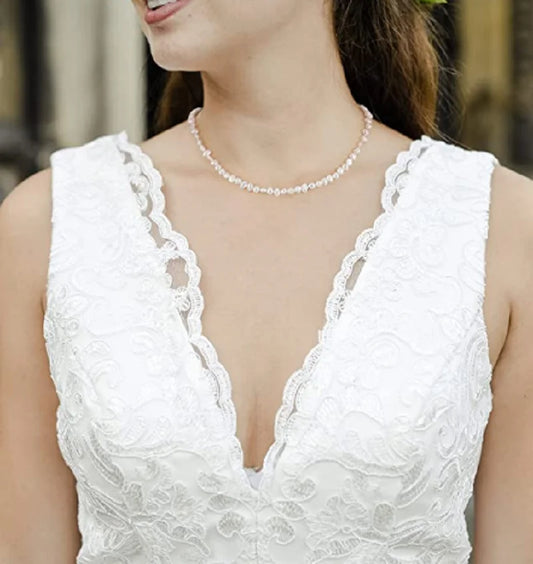 5-6mm Natural Baroque Freshwater Pearl Necklace