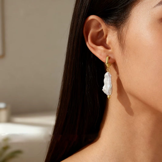 Baroque Drop Earrings
