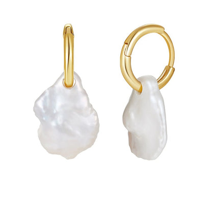 Baroque Pearl Drop Earrings