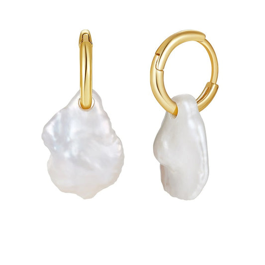 Baroque Pearl Drop Earrings