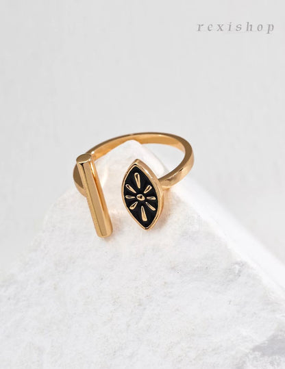 Enamel Drop Ring