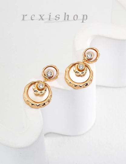 Disc Earrings