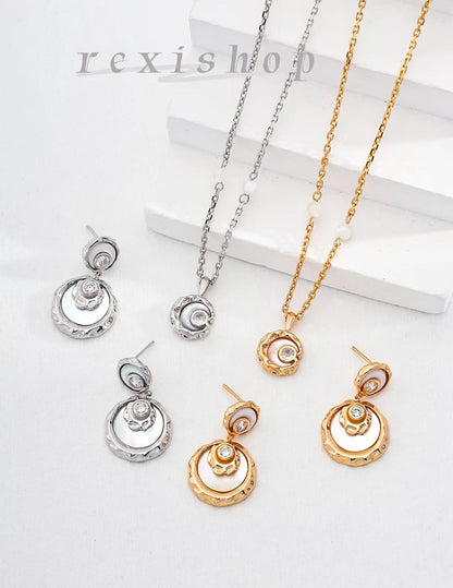 Disc Earrings