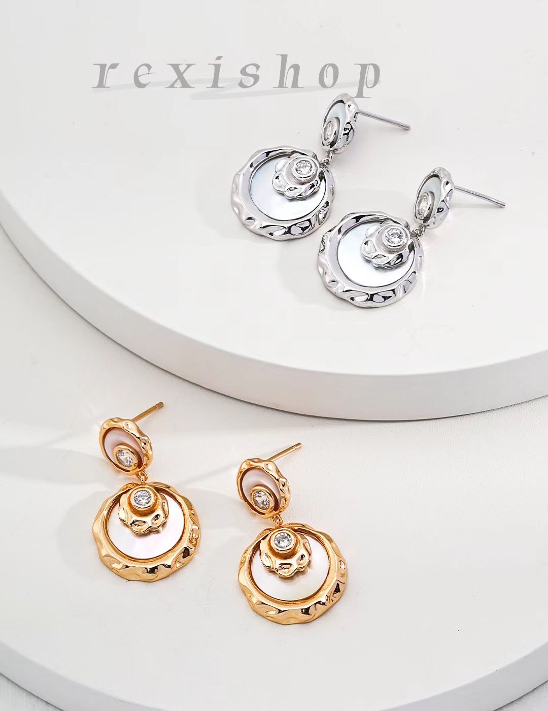 Disc Earrings