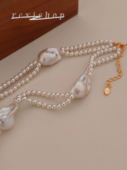 Five Pearl Necklace