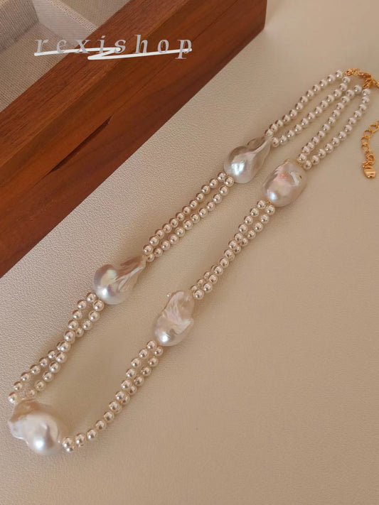 Five Pearl Necklace