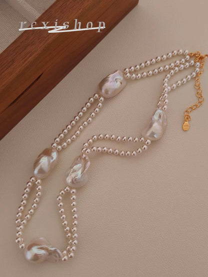 Five Pearl Necklace