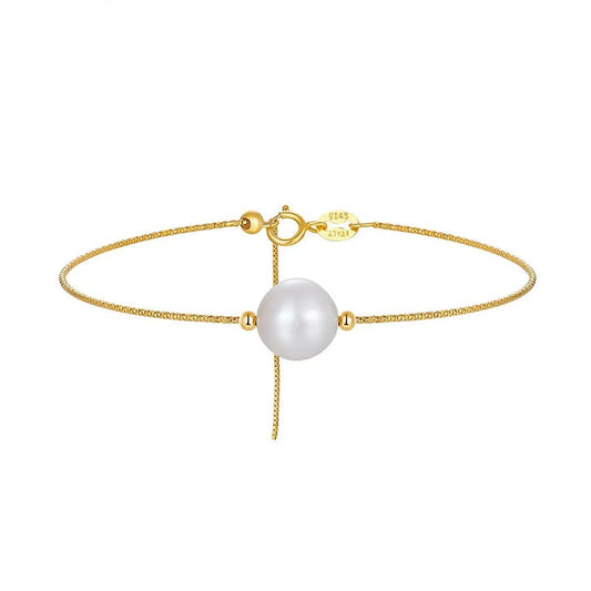 Pearl Charm Chain Bracelet
