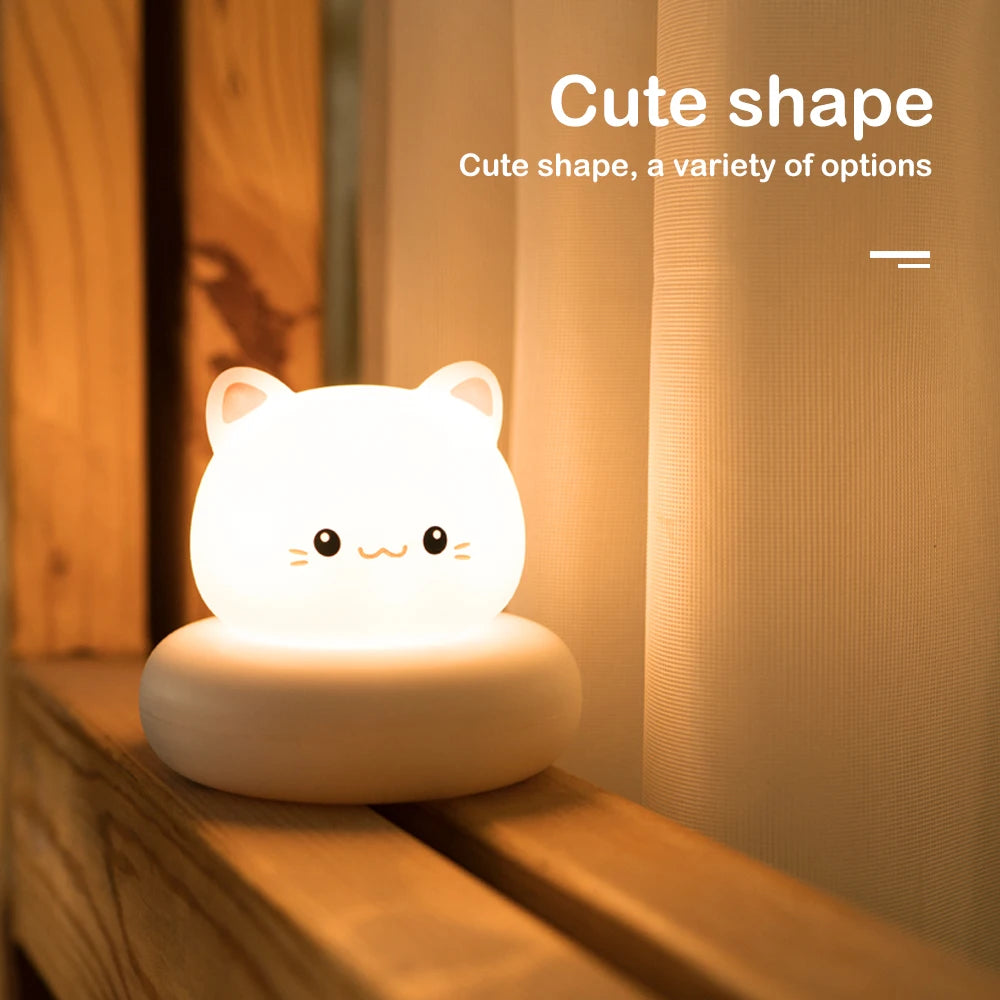 Touch LED Animal Night Light