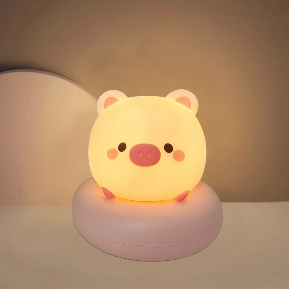 Touch LED Animal Night Light